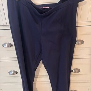 Lilly Pulitzer Blue Trousers with Elastic Waistband